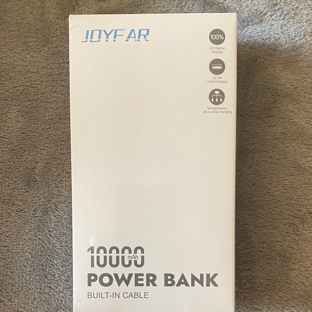 White Power Bank 10000mAh